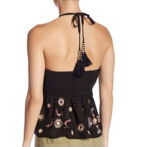Free People Sweet Safari Halter Top M NWT - Picture 3 of 8